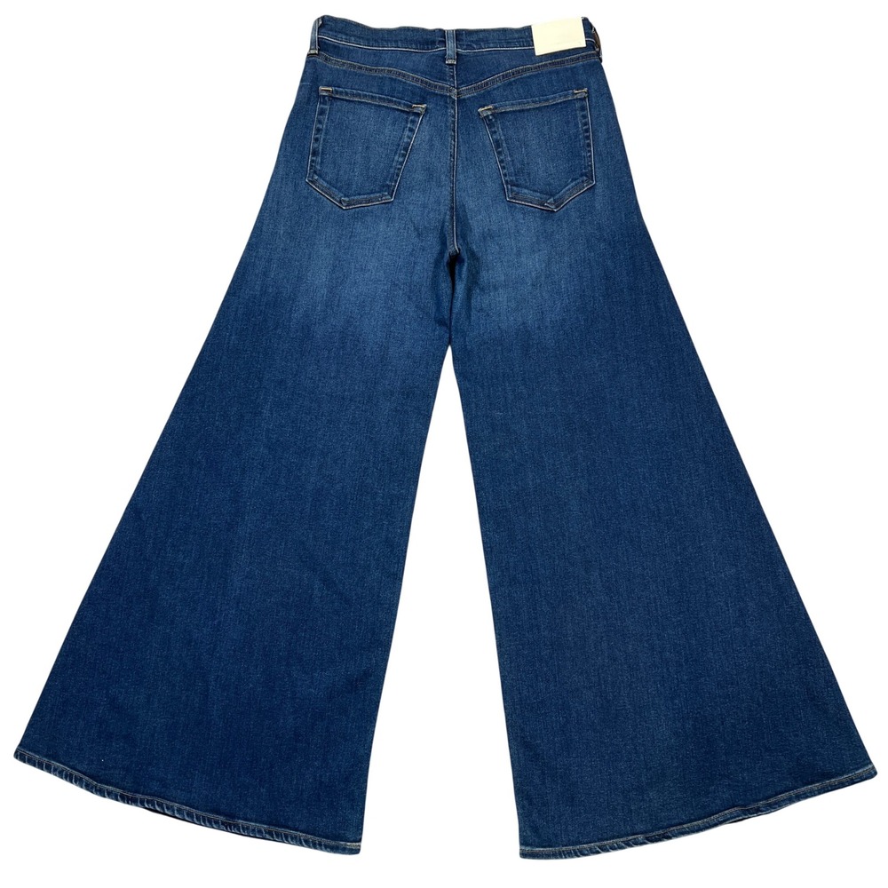 Citizens of Humanity Amari Ultra Wide-Leg Jeans 30" High-Rise Regatta Wash Retro - Picture 2 of 14